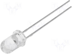 Светодиод 5mm червен LL-503VC2E-V1-4DC LED; 5mm; червен; 8500-14000mcd; 15°; Чело: изпъкнал